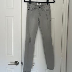 Frame light grey denim jeans